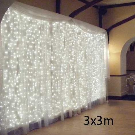 Lampu Tirai Tumblr Gorden Fairy 3X3 Meter 300 Led / Lampu Tumblr