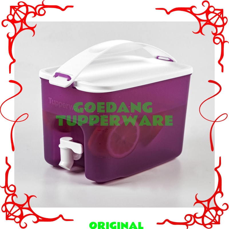 Dispenser Air Tupperware Original-Pitcher Wadah Minuman 3,1 L-Tempat Air