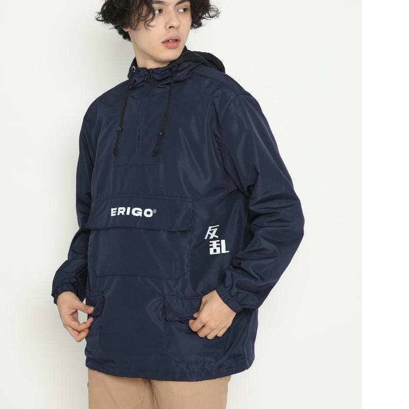 PALING HOT (xro-713) Erigo Pullover Youth Revolt Navy
