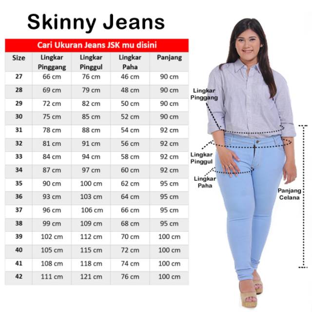 Celana Jeans JSK Panjang Skinny Softjeans Wanita