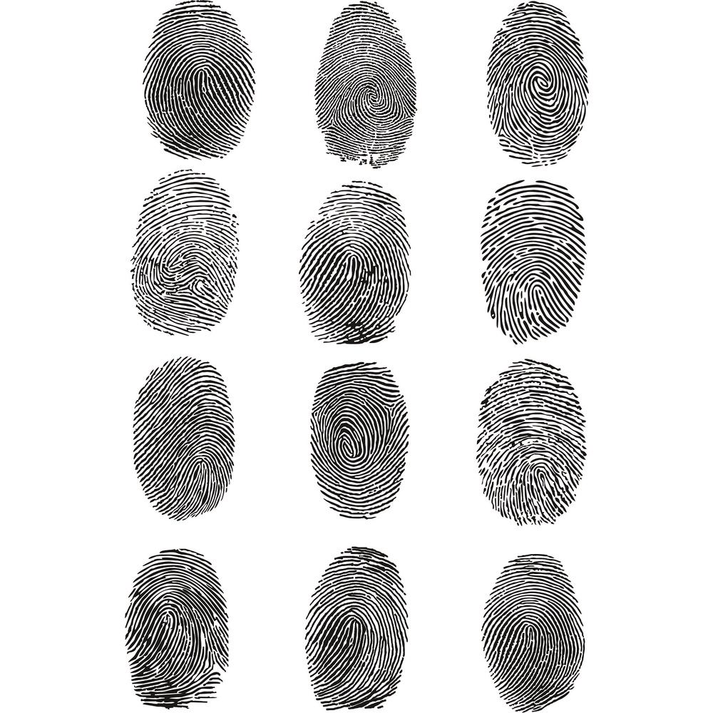 Fingerprint Vector Set - Coreldraw