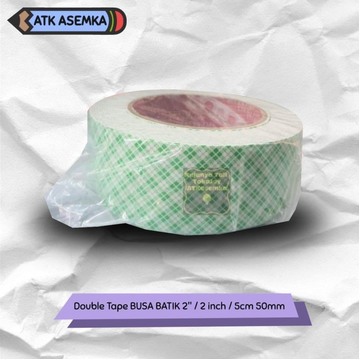 

Double Tape BUSA BATIK 2" / 2 inch / 5cm 50mm Atk