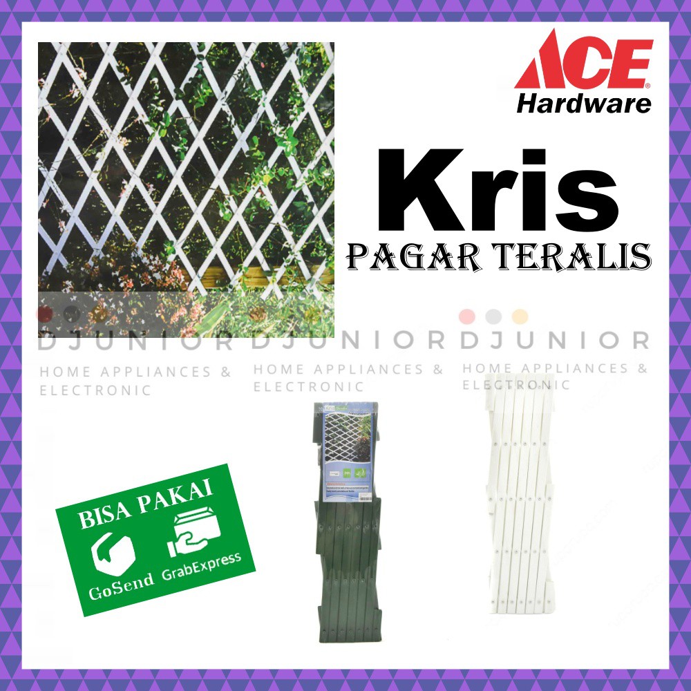 ACE KRIS GARDEN - TERALIS PLASTIK / PAGAR TANAMAN RAMBAT DINDING / DAUN RAMBAT