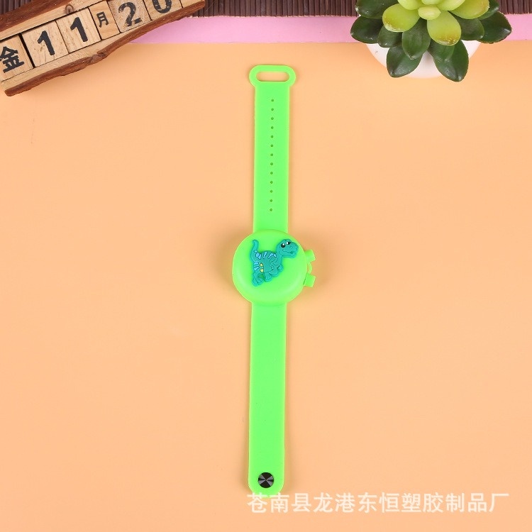 (BOW) Hand Sanitizer Container Dengan Bentuk Gelang Jam Tangan Silicone Berkarakter Unik