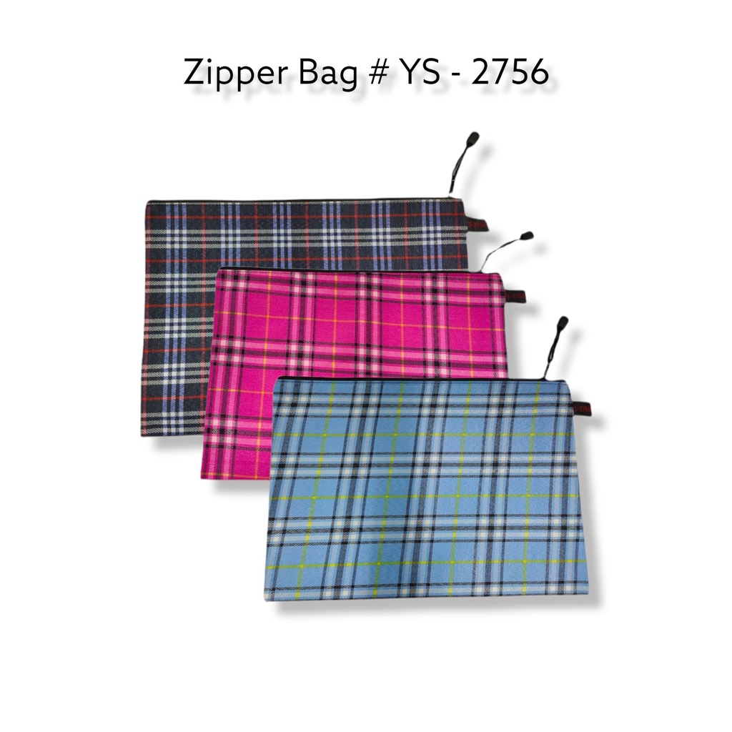 

Map Dokumen Resleting Ukuran A4 #YS-2756 Motif Kotak – Kotak / Zipper Bag / Dokumen Bag Impor