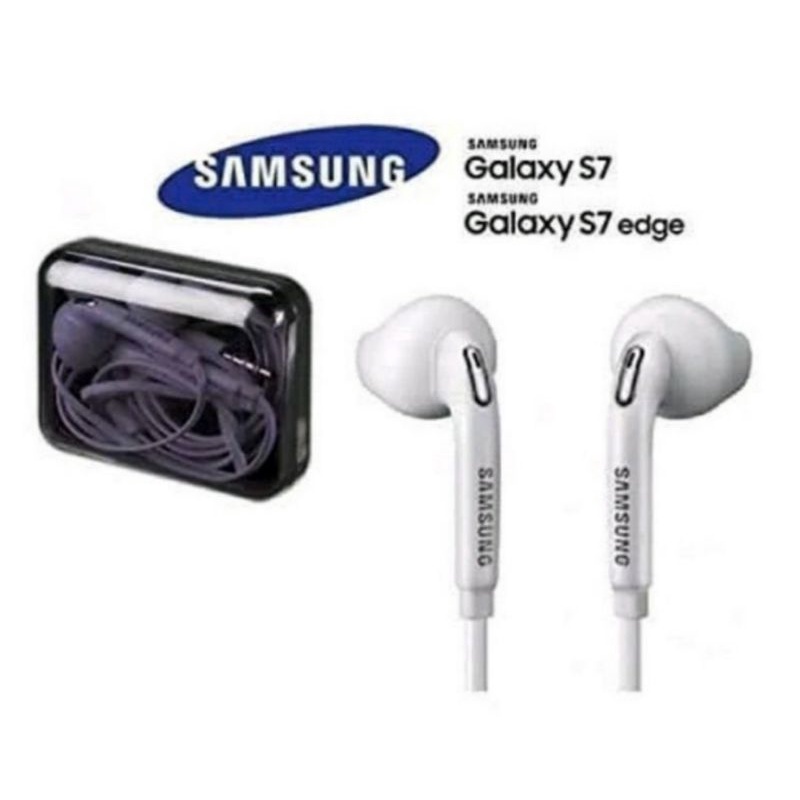 Hf Handfree Headset Earphone Samsung S7 EDGE Original