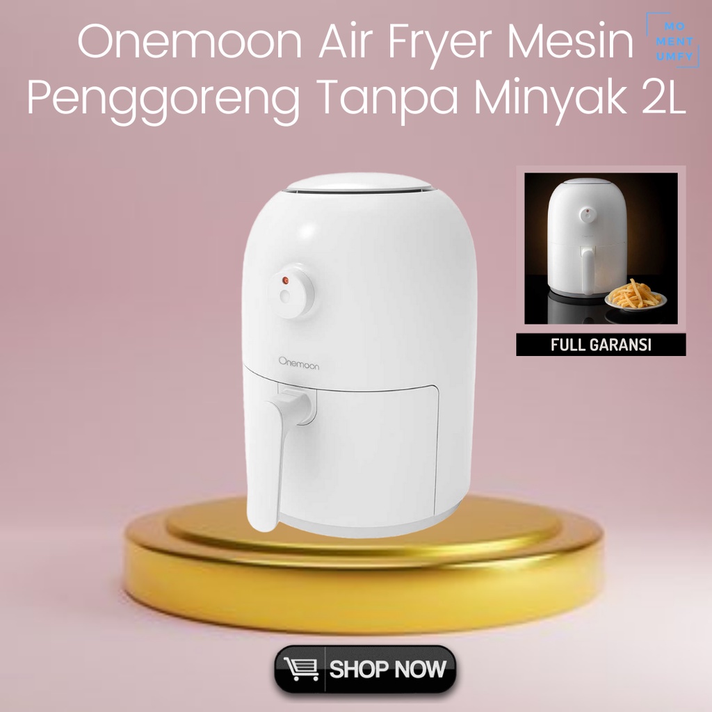 Onemoon Mesin Alat Deep Air Fry Fryer Frayer Fyer Friyer Freyer Teflon Teplon Goreng Menggoreng Peng