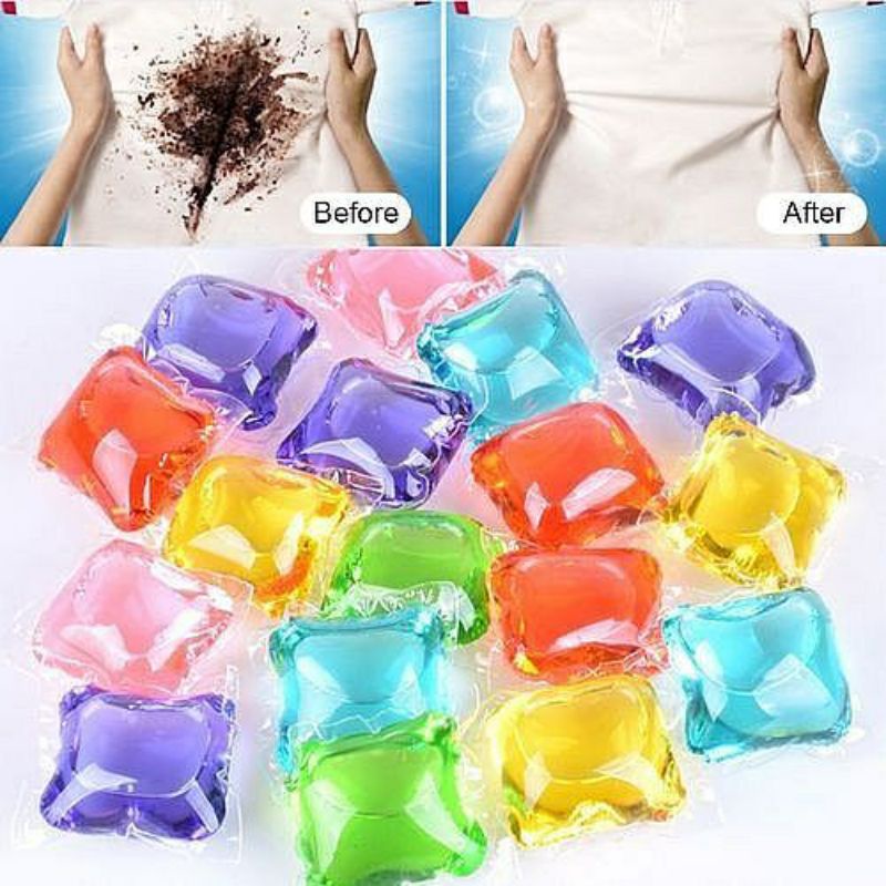 (10pcs) Laundry Deterjen Gel Ball beads SABUN VIRAL cuci baju antiseptik