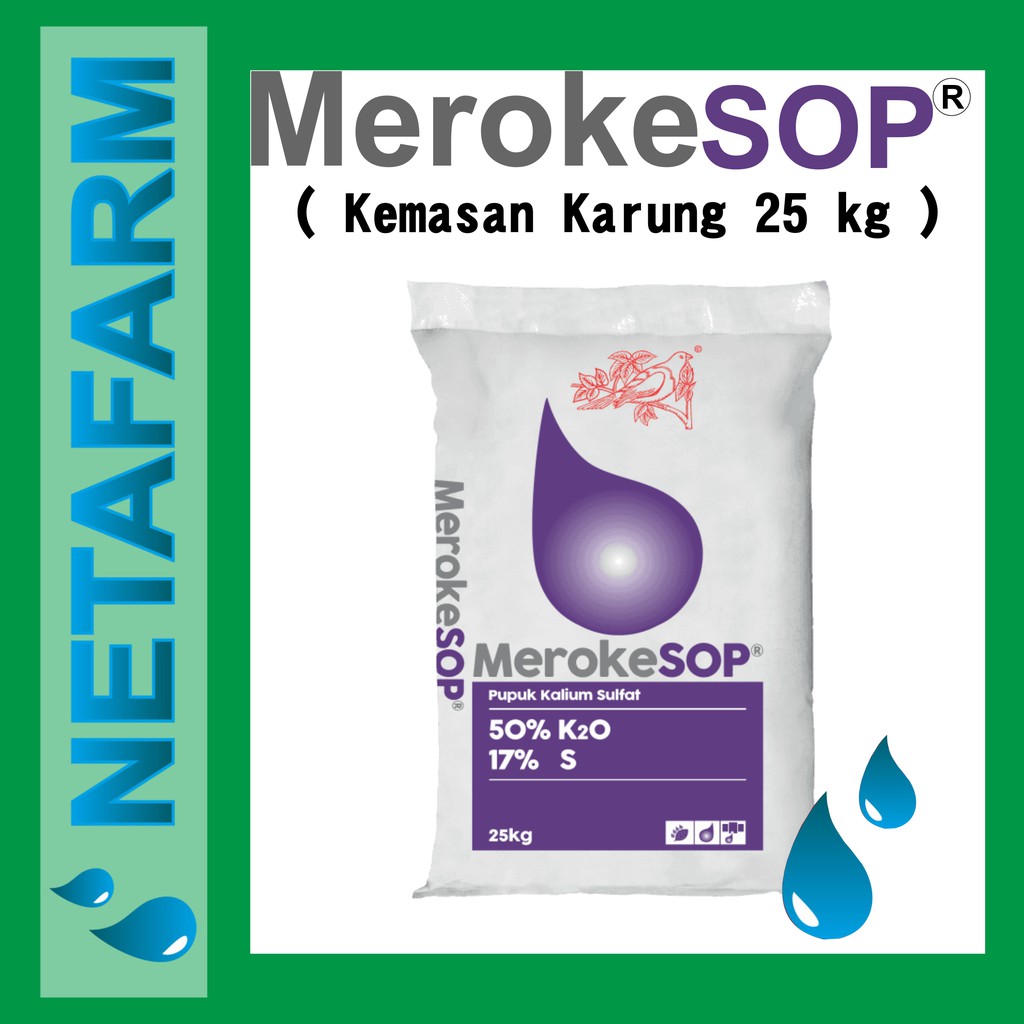 Pupuk Meroke SOP kemasan pabrik karung 25 kg