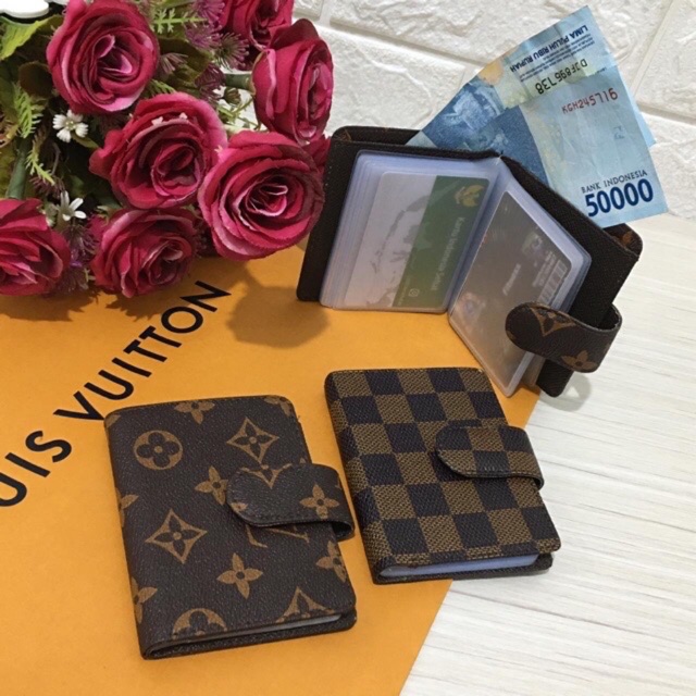 DOMPET KARTU LIPAT LV DAMIER & MONO