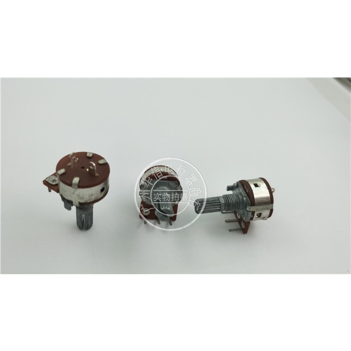 5pcs Potentiometer CF 149 Tipe B10K Gagang Lengkung Panjang 18MM