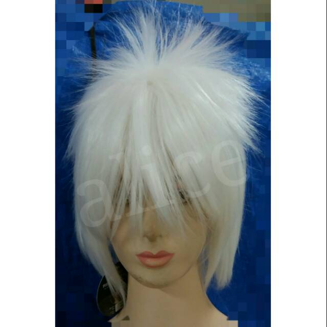 Wig cosplay base cowok warna putih , ragna wig | Killua Zoldyck Wig Cosplay