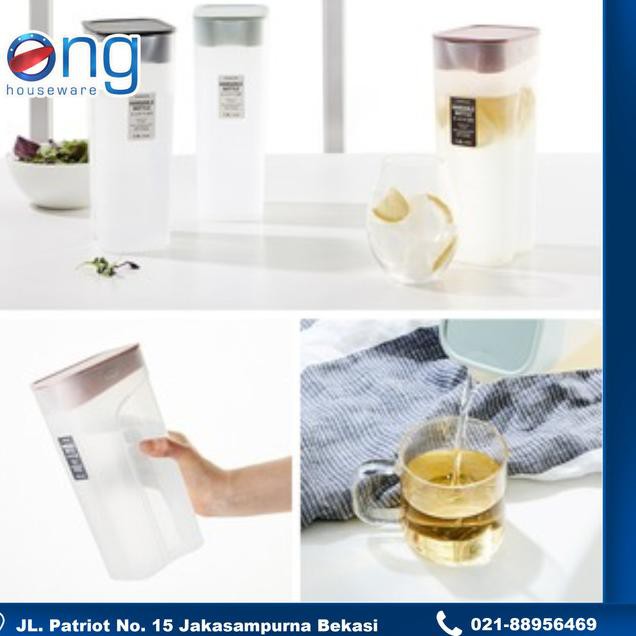 Botol Air Minum Handable Bottle 1.4 L Lock n Lock HAP817GRY/MIT/PIK «A3Z