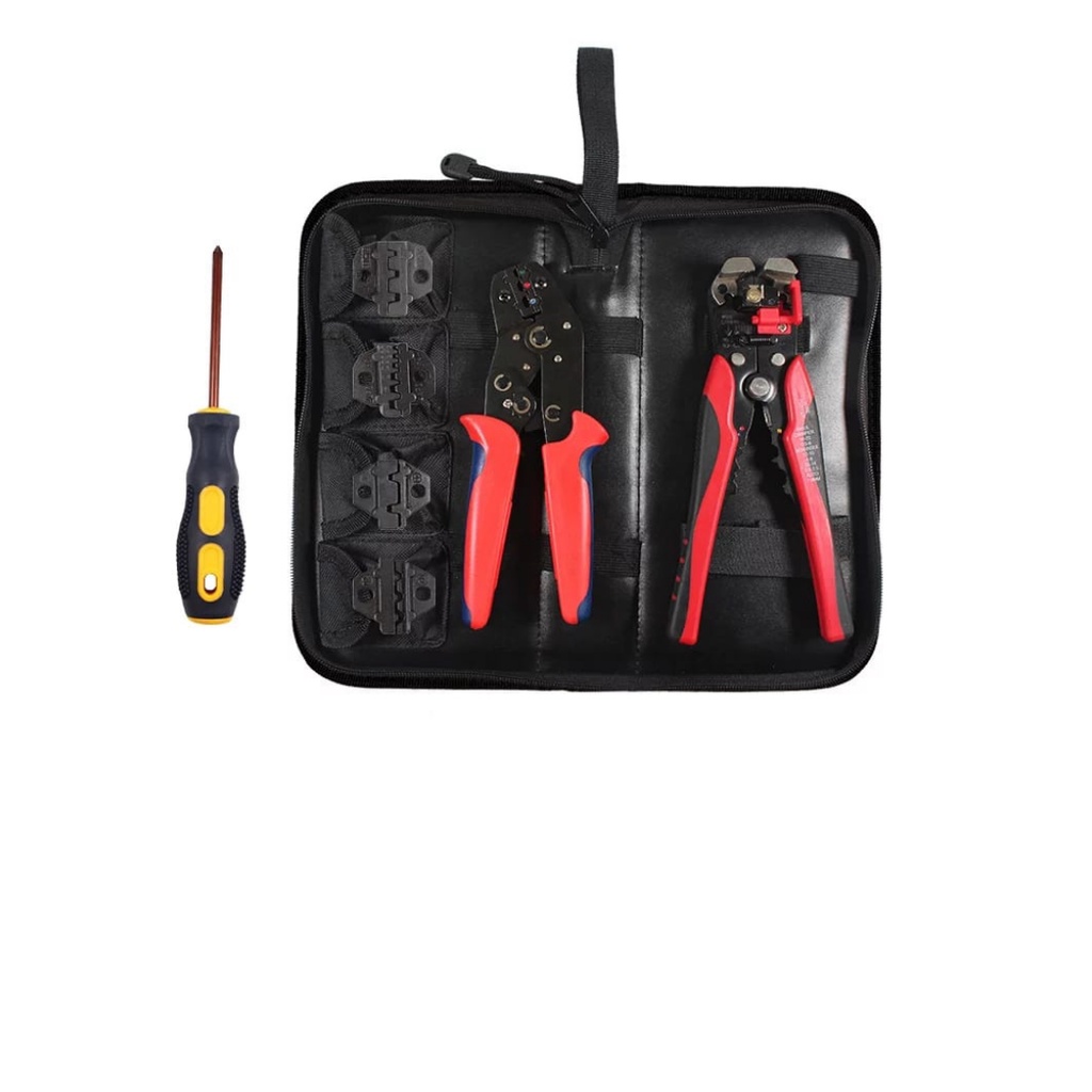 Tang pengupas kabel dan pemotong kabel automatic wire stripper  set obeng SN-02C