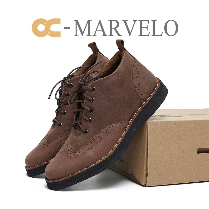 SEPATU KULIT PRIA BOOT OC MARVELO