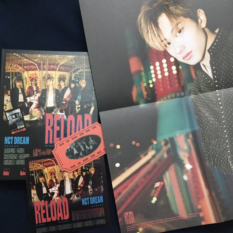 ALBUM ONLY NCT DREAM RELOAD RIDIN VER + FOLDED POSTER (FP) JISUNG