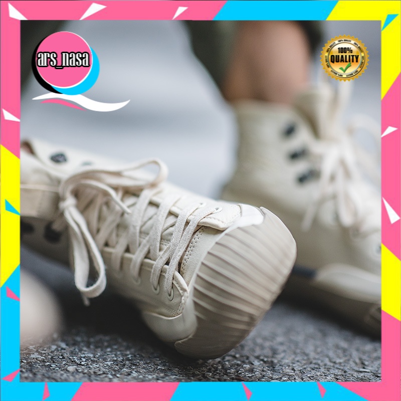 Sepatu Kanvas Import Madden Pria Ber Jepang Retro Tinggi Top Solid Warna Kanvas Sepatu Amekaji Kasua