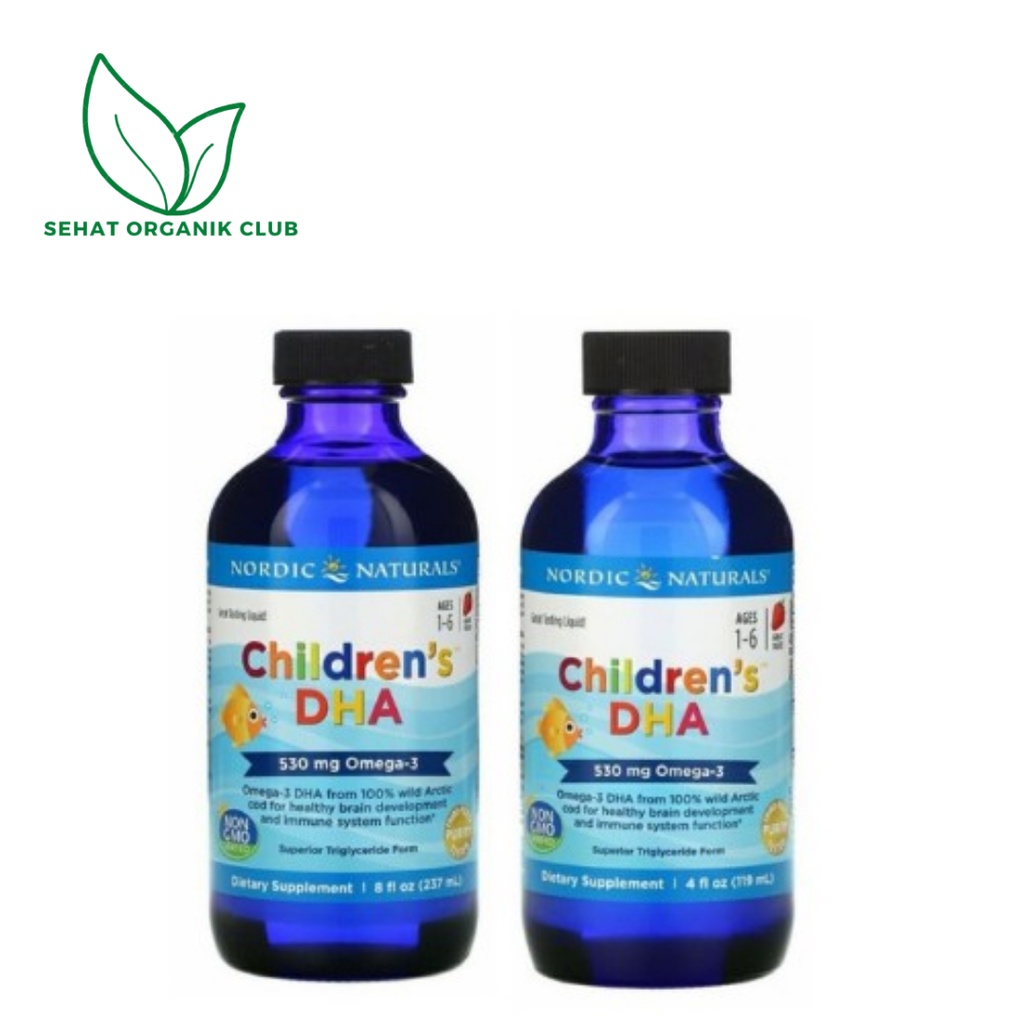 Nordic Naturals Children's Children DHA Liquid 530 mg 119 ml ; children's DHA Liquid 530 mg 237 ml