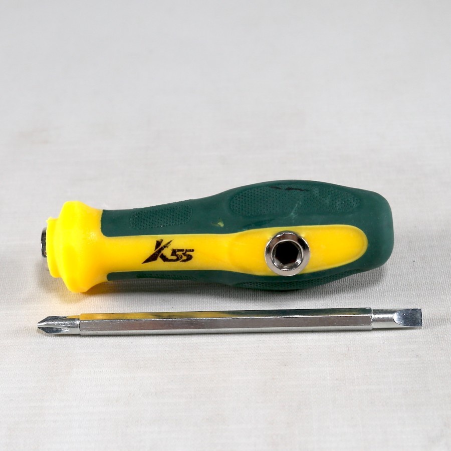 K55 OBENG 3 Way Plus Minus Screwdriver Obeng T