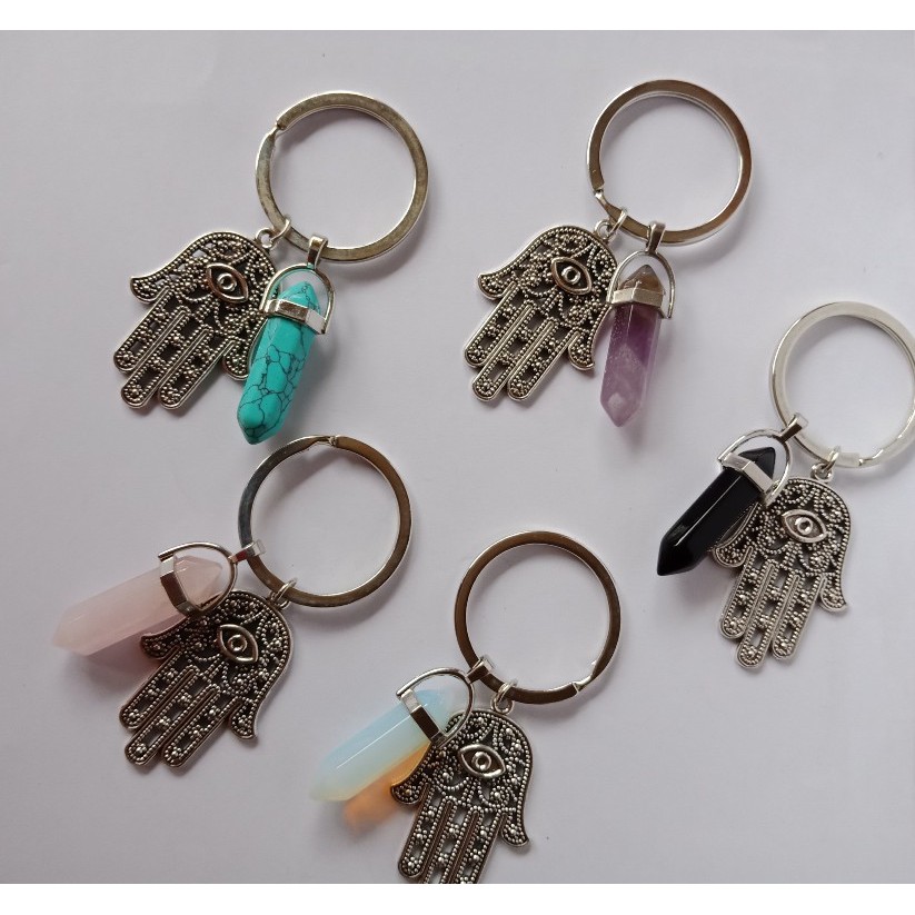 KC377 Souvenir Gantungan Kunci Gantungan Tas kristal budha palm idr 27,000