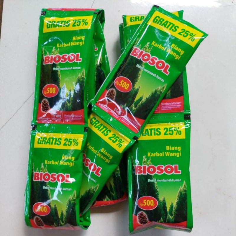 BIOSOL BIANG KARBOL SACHET RENCENG. ORIGINAL. HARGA GROSIR.