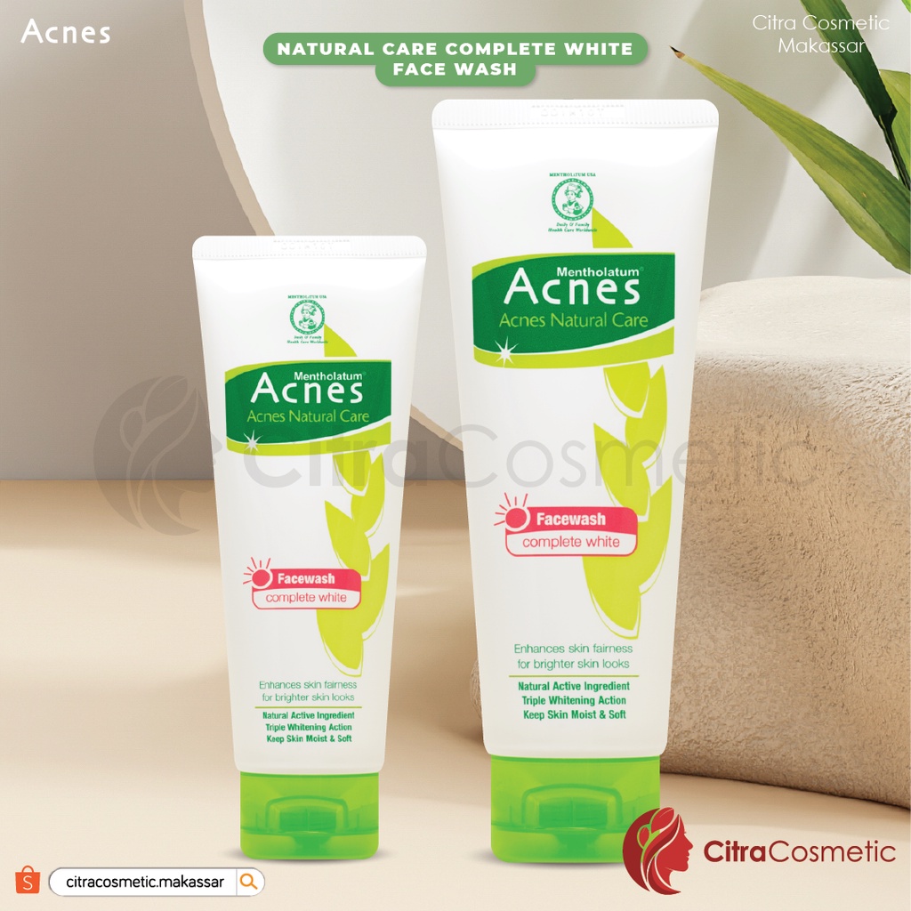 Acnes Complete White Face Wash 100 Gr | 50 Gr