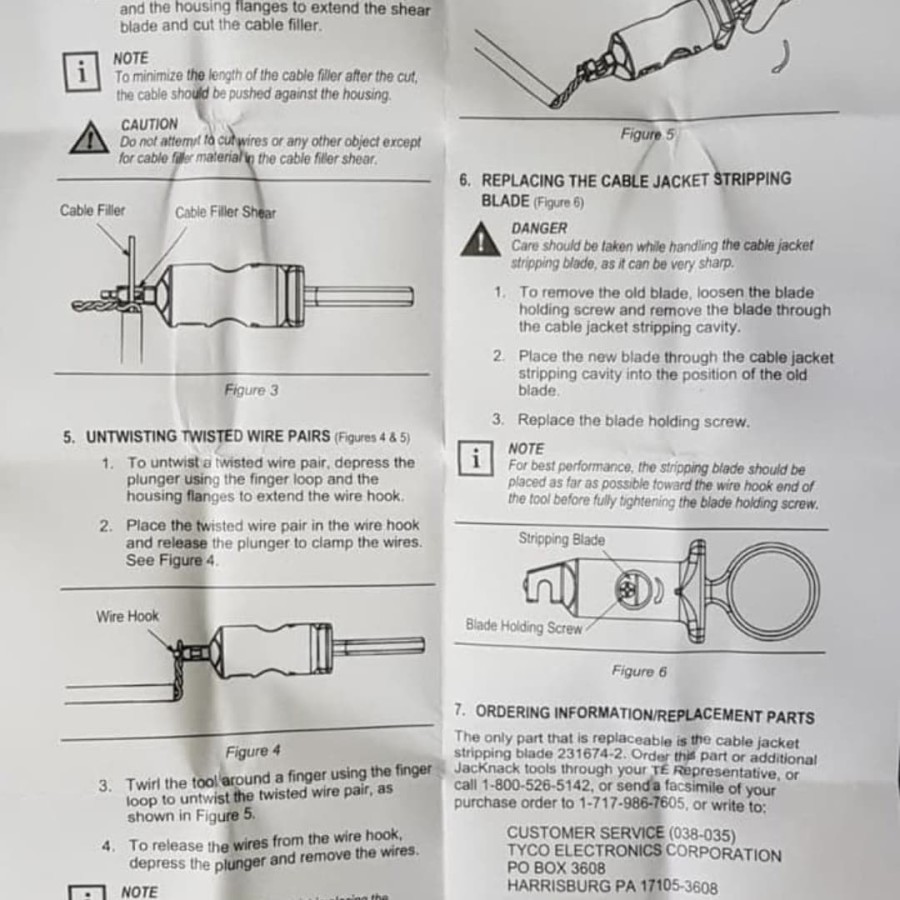 AMP JackNack 4-in-1 Cable Preparation Tool