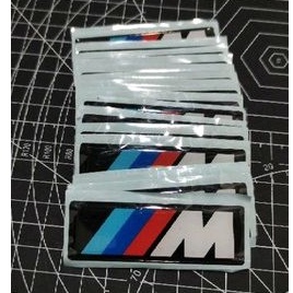 emblem BMW M3 stiker timbul resin