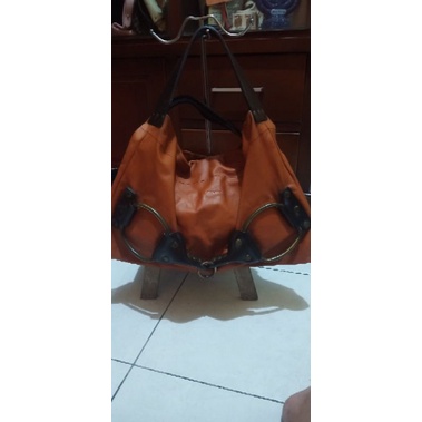 Tas preloved branded Donini orange