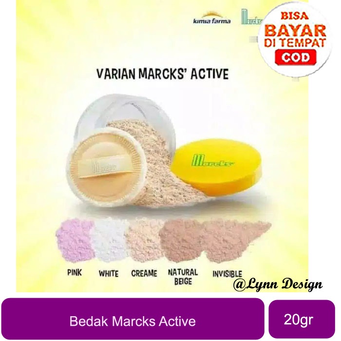 Marcks Bedak Active 20gr_Cerianti