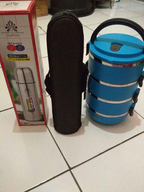 Lunch Box Susun 4/ Rantang 4 Susun Stainless