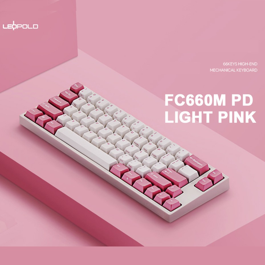 LEOPOLD FC660M PD LIGHT PINK CHERRY MX BLUE FC660MC/ELPPD