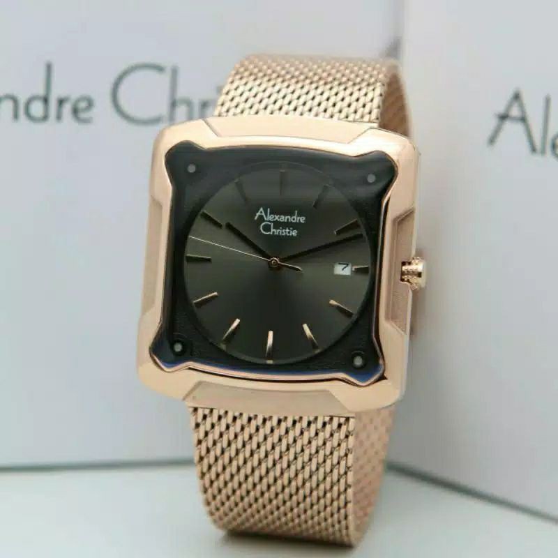 Jam Tangan Wanita Alexandre Christie Kotak AC-3030 Original