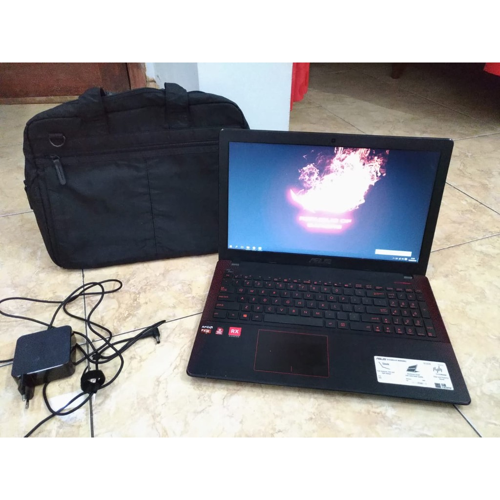 Laptop Asus X550IU Baby ROG Amd FX 9830p RAM 8GB DDR4 VGA 