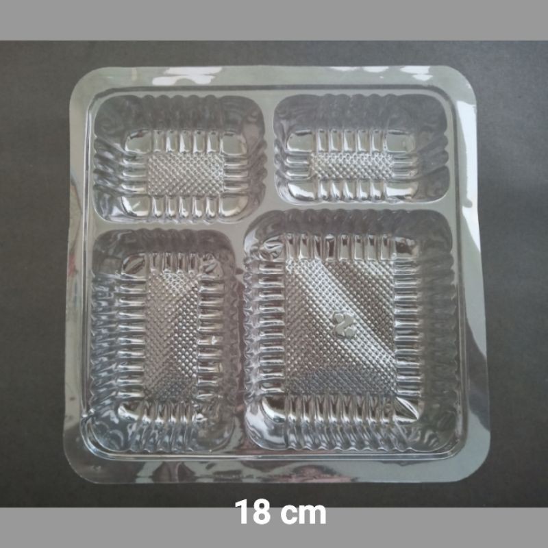 Mika Sekat Nasi Kotak Uk. 18cmx18cm  [ 50 pcs ]
