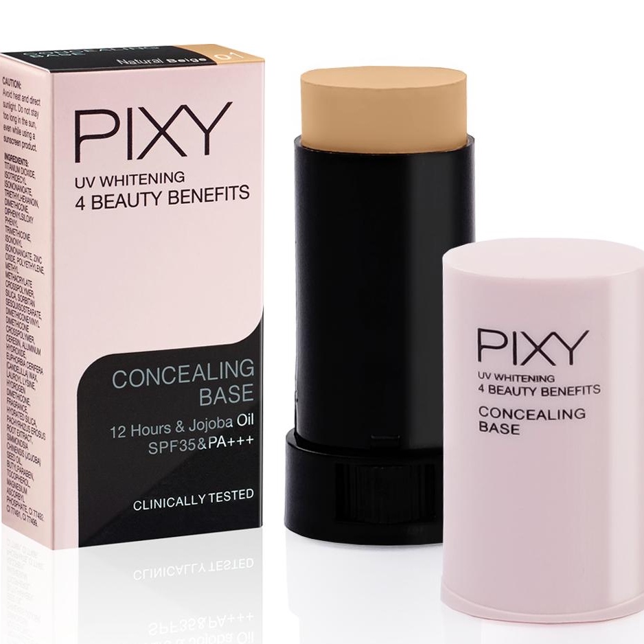 PIXY UVW Concealing Base - 01 Natural Beige (4 Beauty Benefit)