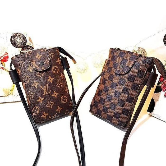 lo.co - (BISA COD) TAS HP LV LOCO Original/Tas selempang hp LV/handphone  terbaru/tas selempang wanita/taskorea/Tas handphone termurah/pocket hp  terbaru