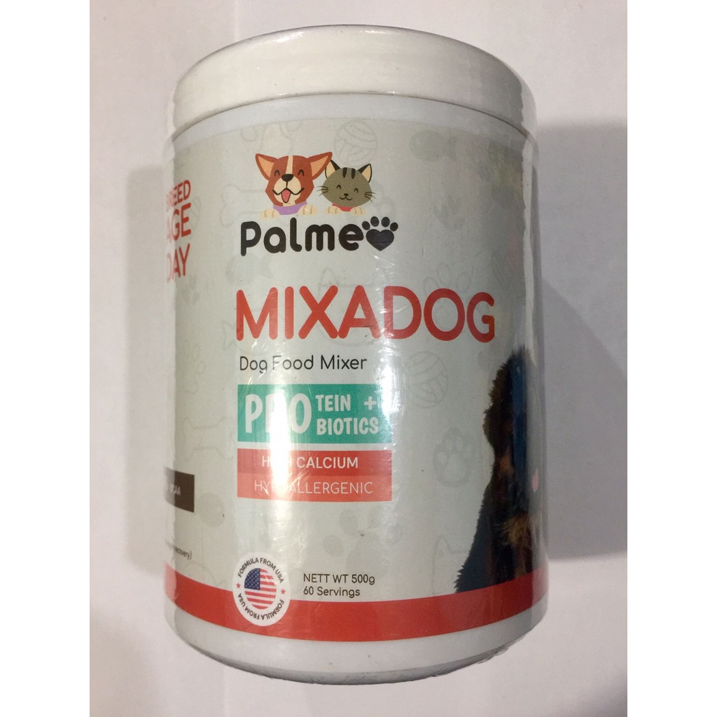 Palmeo MIXADOG 500gr Multi Vitamin Anjing Meningkatkan Nafsu Makan