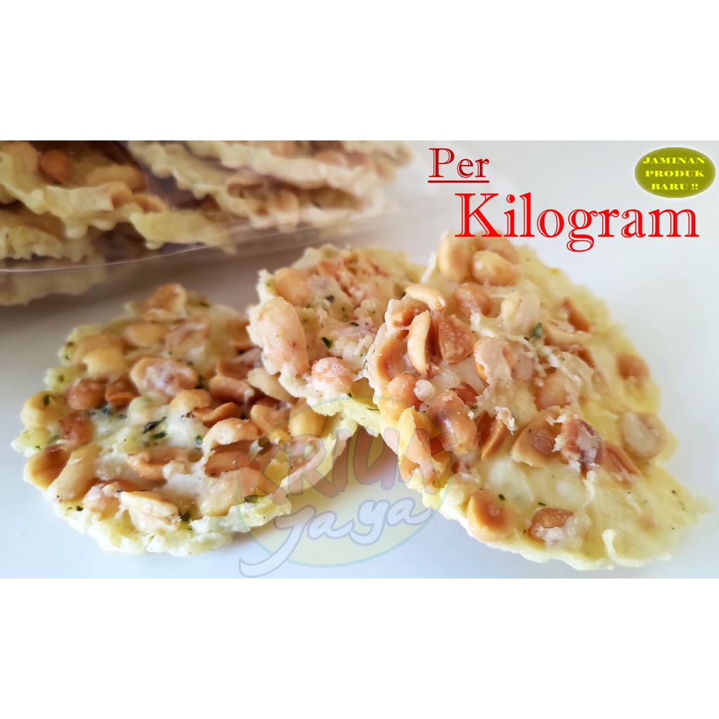 

TERLARIS Cemilan Rempeyek - PEYEK KACANG Spesial ( 1 Kg )