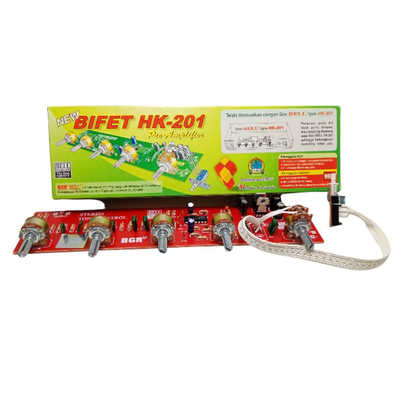 TONE CONTROL BIFET HK201 HK 201 HK-201 PLUS LOUDNESS STEREO BI-FET