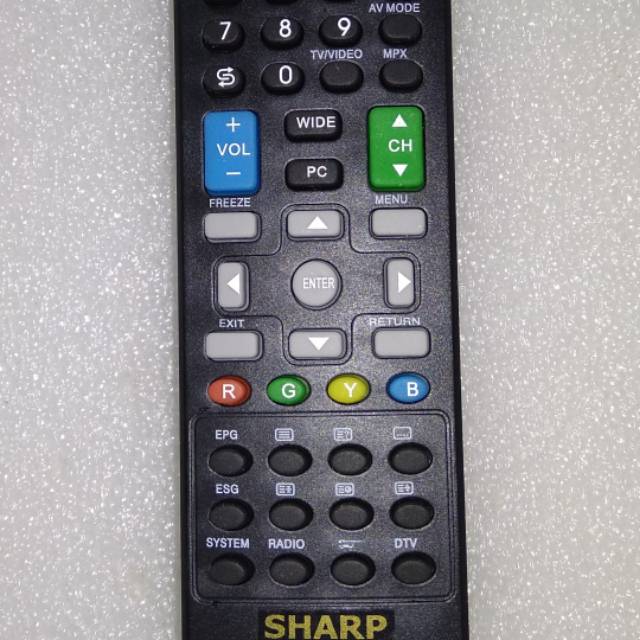 Remot tv Led sharp