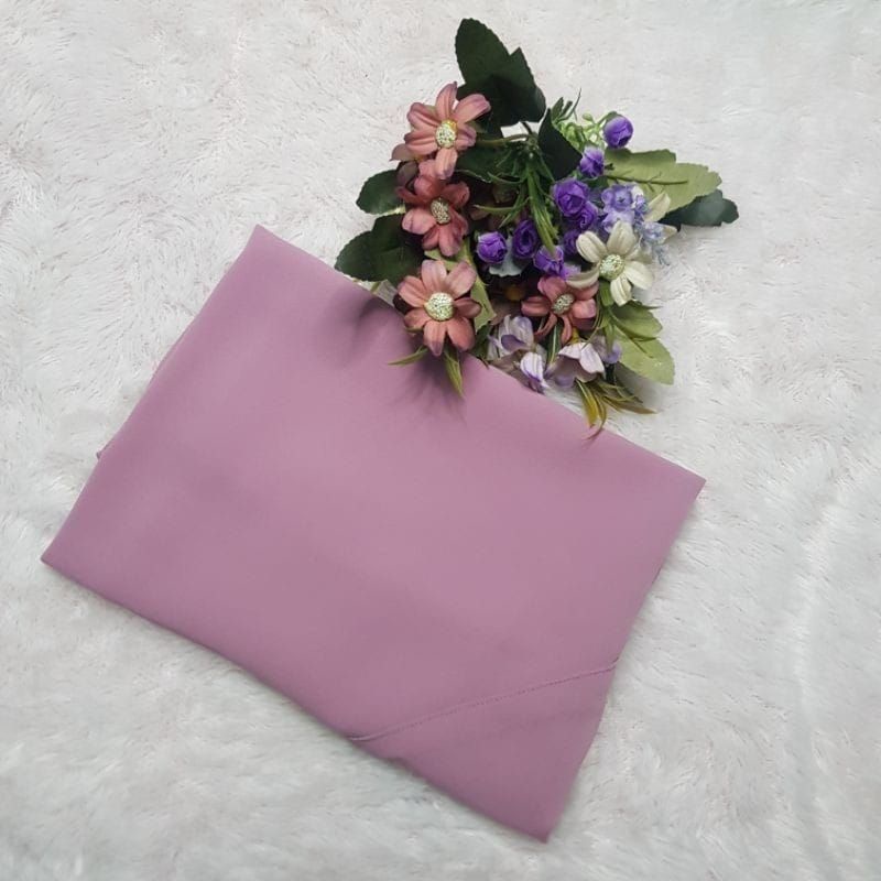 hijab BELLA SQUARE Pollycotton premium-Soft lavender
