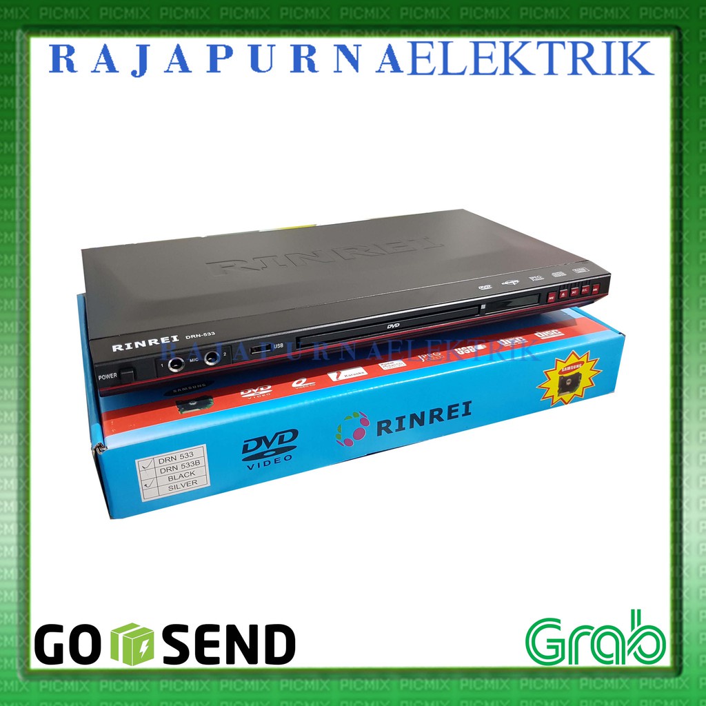 DVD PLAYER RINREI BESI DRN-533 Optik Samsung ORIGINAL