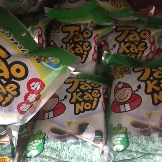 

Rumput laut tae kae noi crispy seaweed x 10 pcs