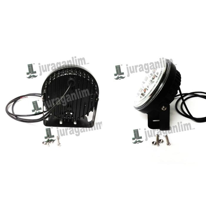 Lampu Sorot Tembak LED TEMBUS KABUT - RTD E05  + Angel Eyes [15 Watt]