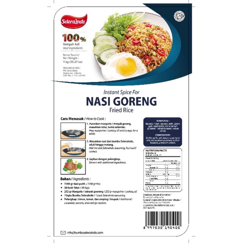 

Nasi Goreng 1kg