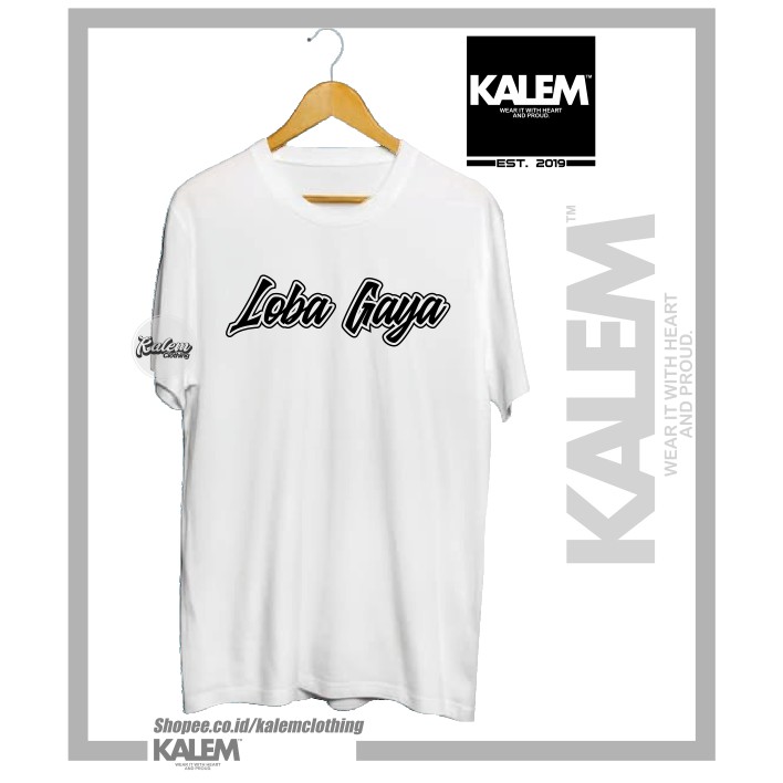 Jual Kaos / Baju Distro LOBA GAYA Urang Sunda Keren Murah - KALEMCLOTHING | Shopee Indonesia