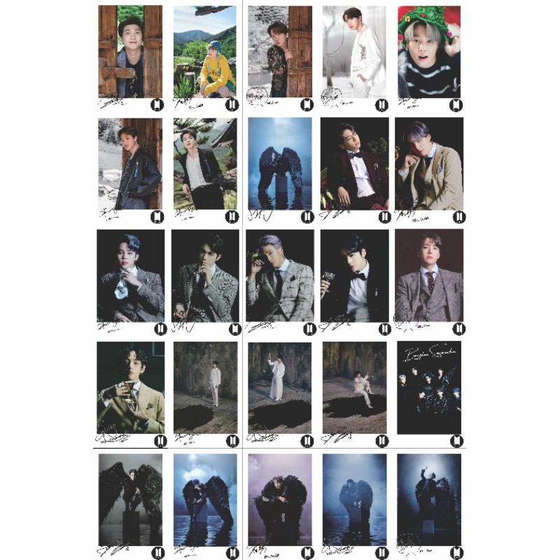 

Polaroid tanda tangan BTS 25 foto