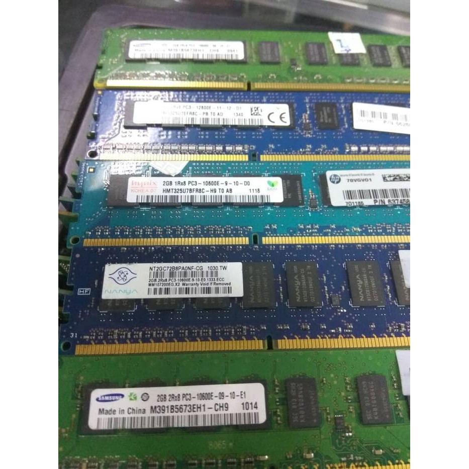 Memory RAM SERVER 2GB DDR3 ECC Pc3-10600E KHUSUS PC SERVER, DAN BERGARANSI MURAH MERIAH