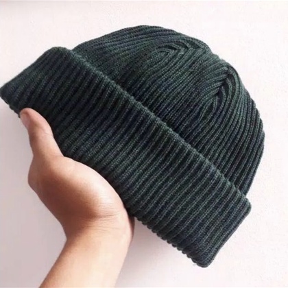 BEANY HAT SHORT kupluk distro katoon distro polos